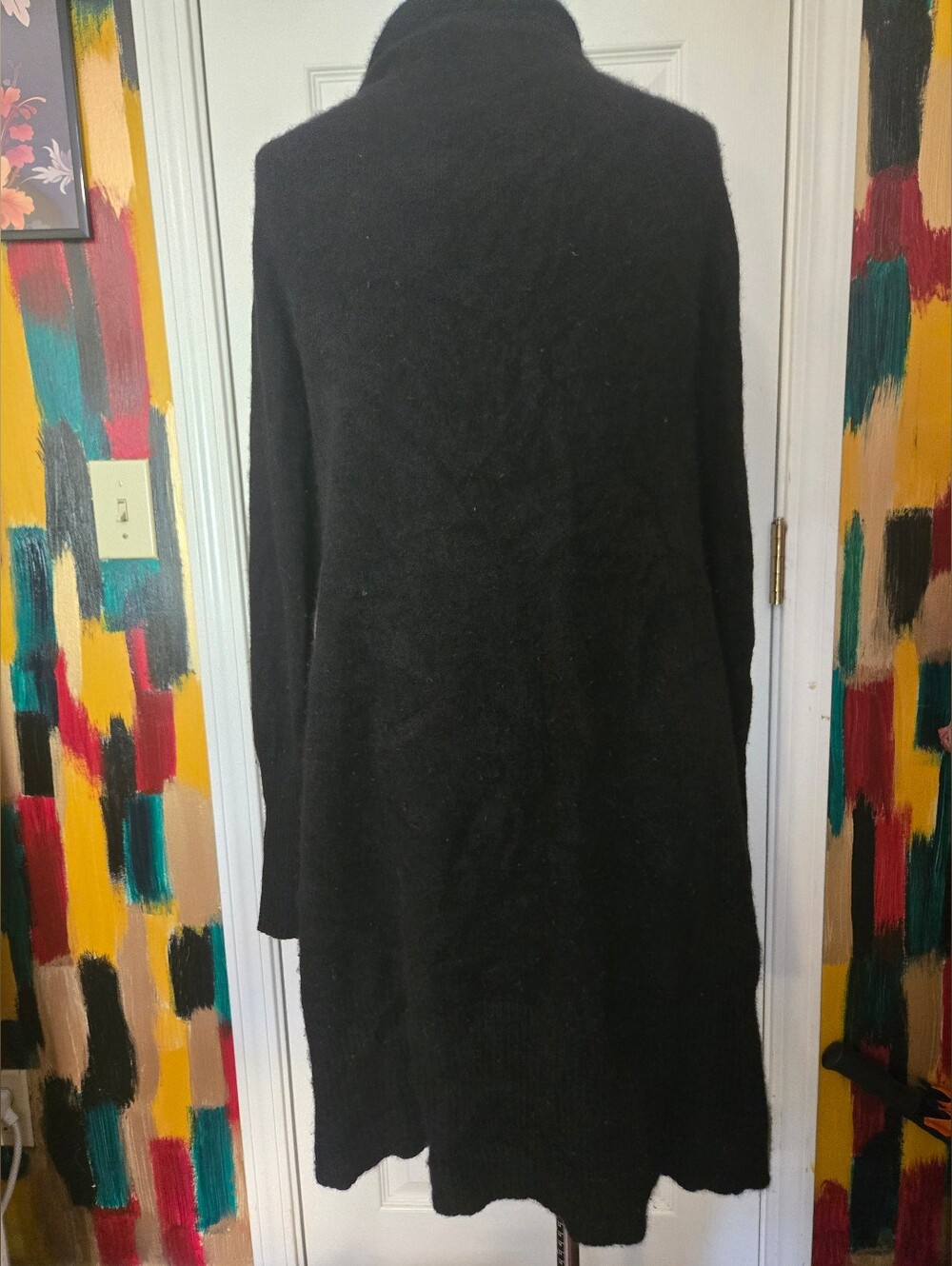 Saks Fifth Avenue Cashmere Long Sleeve Long Cardigan Size Small - Picture 2 of 4